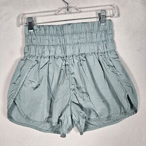 Free People Movement The Way Home Shorts Womens S Bayside Blue Gym Running Lined